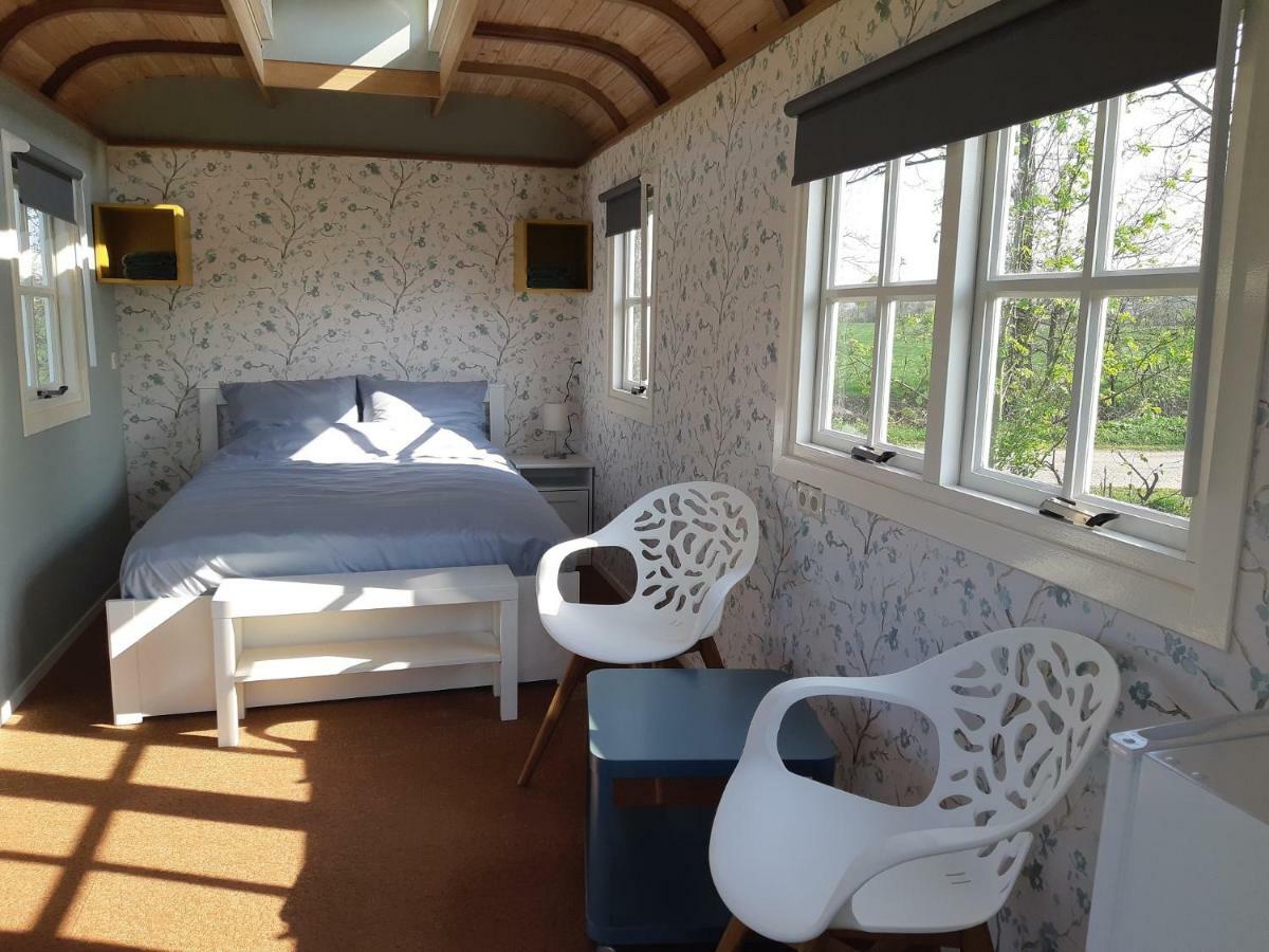B&B Pipowagen "De Luxe" Op Wellness Camping En B&B Meddo Ngoại thất bức ảnh